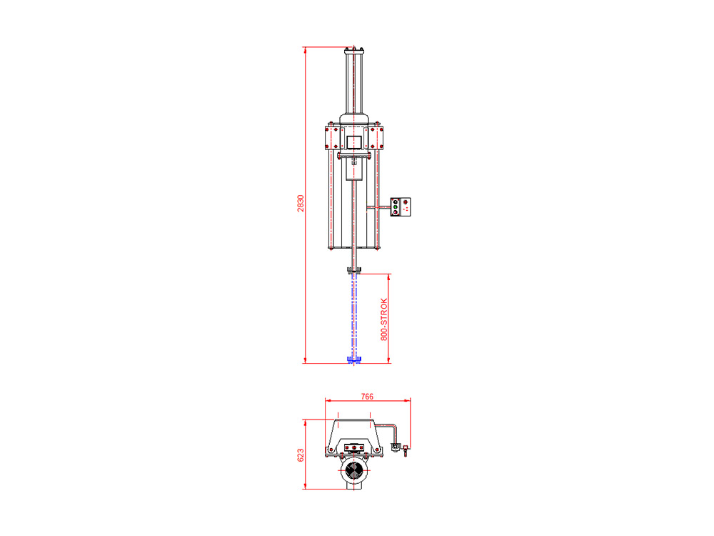 MSD 3600 – DUVAR MİKSERİ